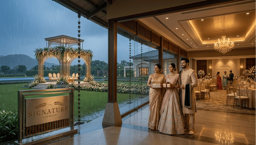 Wedding Lawns in Bangalore with Indoor Backup Wedding Lawns in Bangalore with Indoor Backup